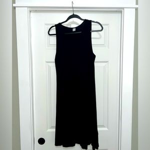 Large, tall Old Navy black swing dress